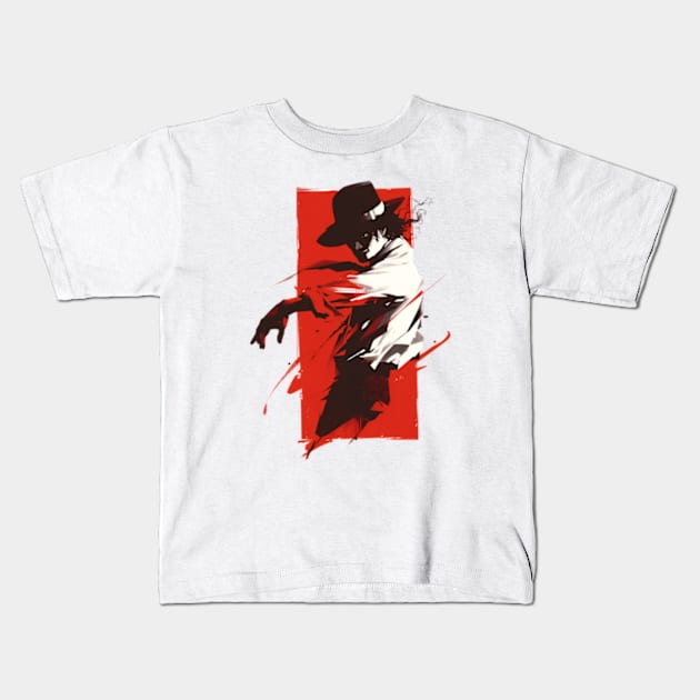 Rhythm Legend - Red, Black and White - Pop Music Kids T-Shirt by Fenay-Designs